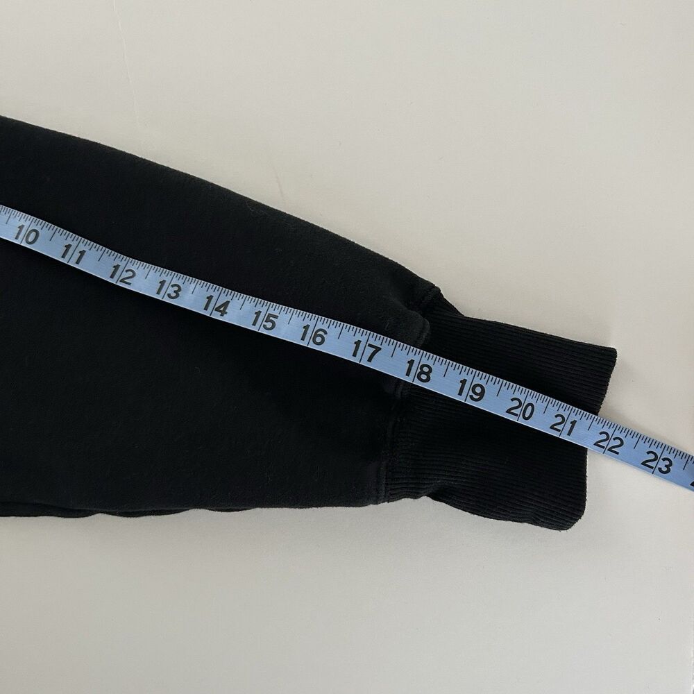 Offline By Aerie Cloud Fleece Snap Front Hoodie Womens Size S Black Oversized - Picture 9 of 10